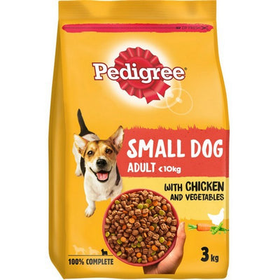 Pedigree Small Dog Complete Dry with Poultry and Vegetables 3kg