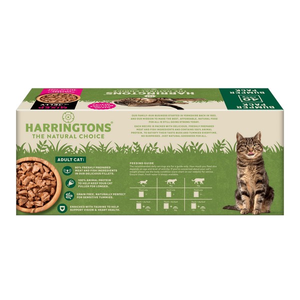 Harringtons Wet Cat Bulk Mixed Jelly 40x85g