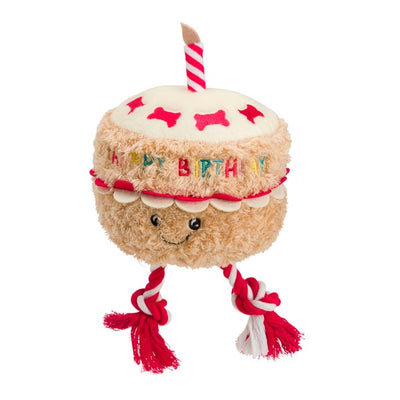 House of Paws Birthday Cake with Rope Plush Toy