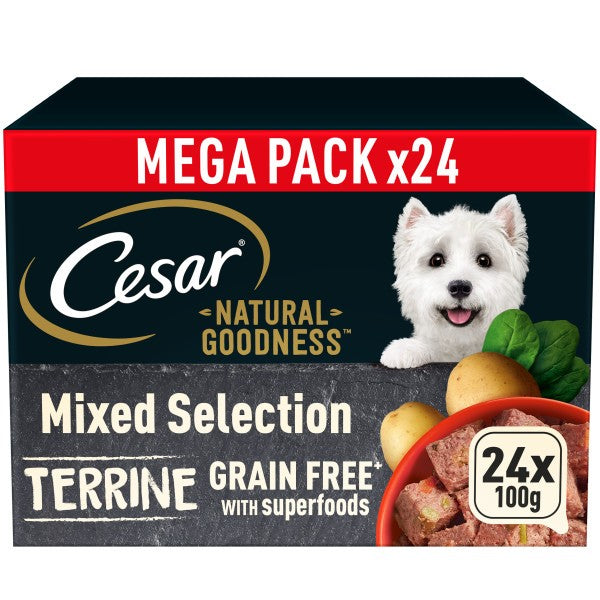 CESAR Natural Goodness Mixed Selection in Loaf 24x100g