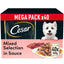 CESAR Adult Dog Pouches Sauce Selection in Gravy 40x100g