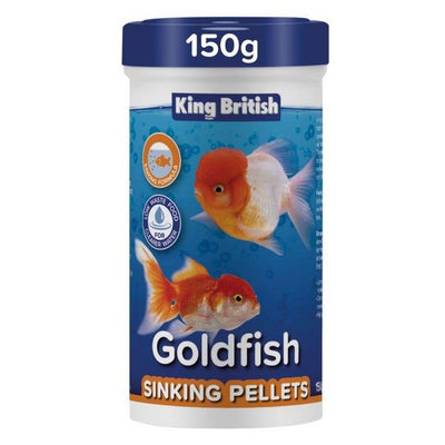 King British Goldfish Sinking Pellets 150g