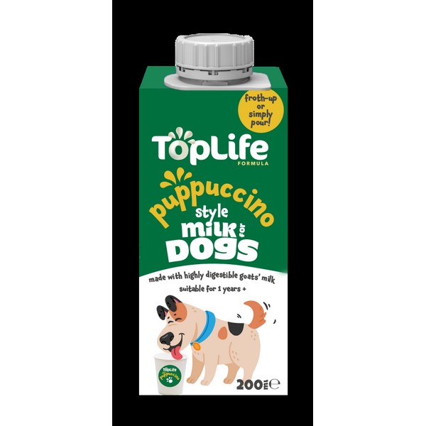 TopLife Puppucino Style Milk for Dogs 200ml