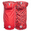 GF Pet Elasto-Fit Reversible Raincoat Red Abstract Medium