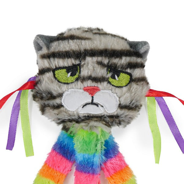 Rosewood Moody Moggy Rainbow Grab Toy