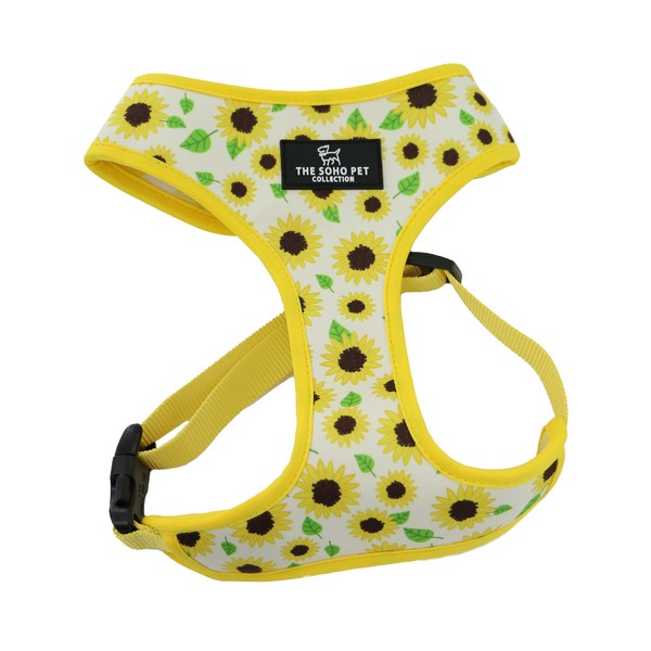 Ancol Soho Sunflower Yellow Check Reversible Harness