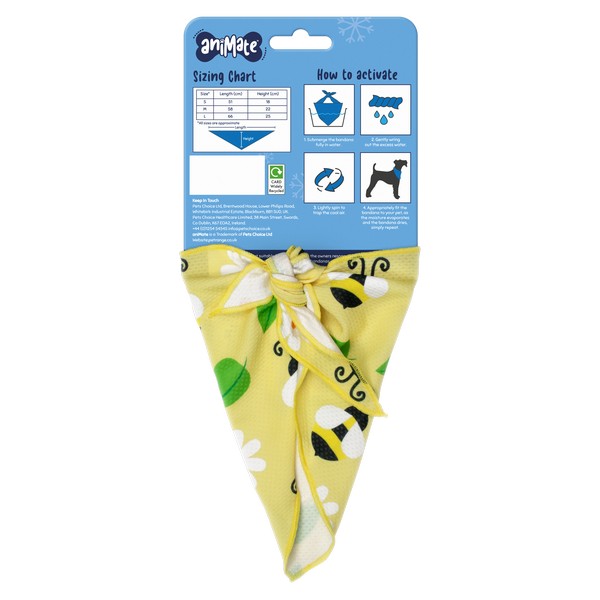 Animate Cooling Bandana Bee Small