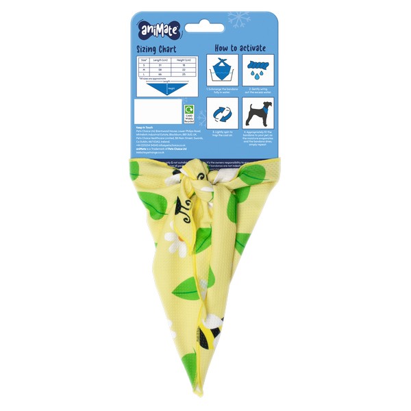 Animate Cooling Bandana Bee Medium