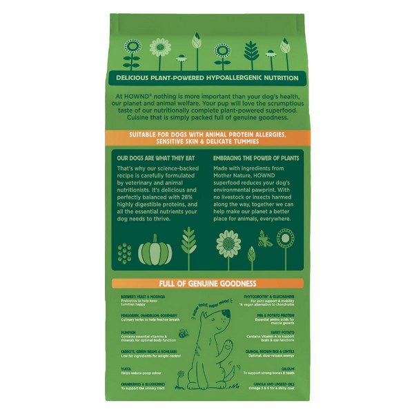 HOWND Delicious Pumpkin, Quinoa & Moringa Adult 2kg