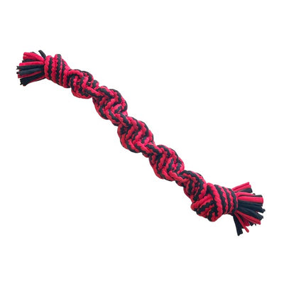 Happy Pet Nuts for Knots Twisted Knots Red & Black