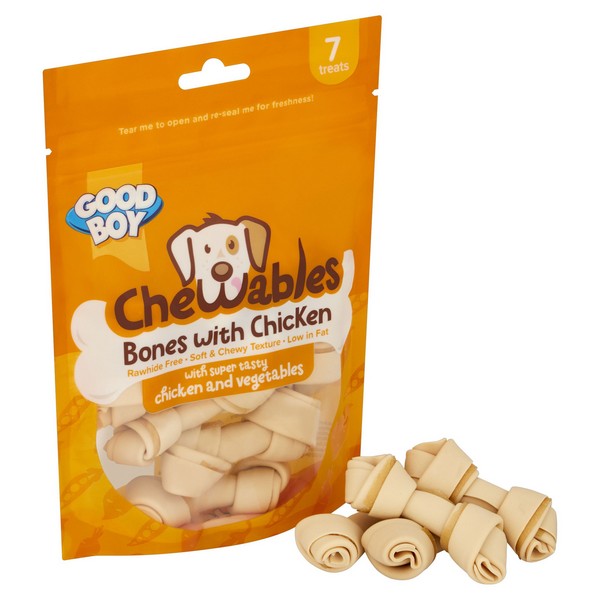 Chewables Chicken Mini Bones 7 Pack 112g