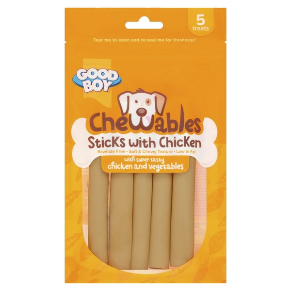 Chewables Chicken Sticks 5 pack 100g