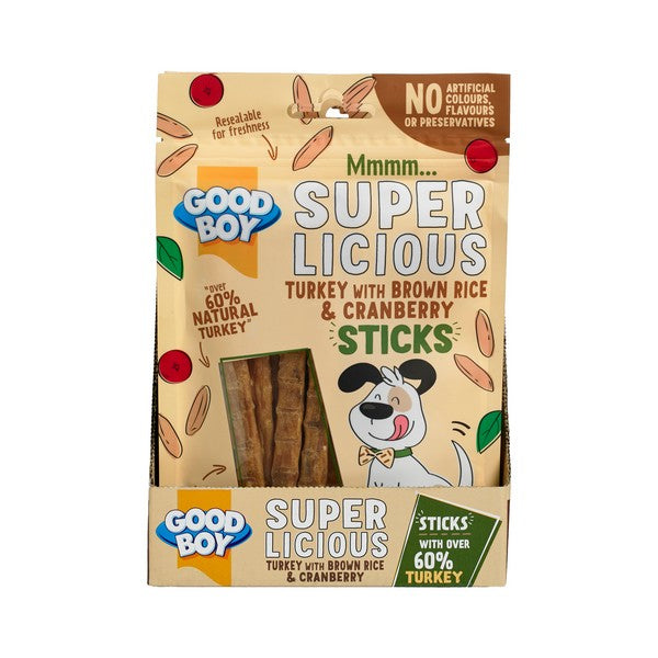 GoodBoy Superlicious Turkey Brown Rice and Chicken Sticks