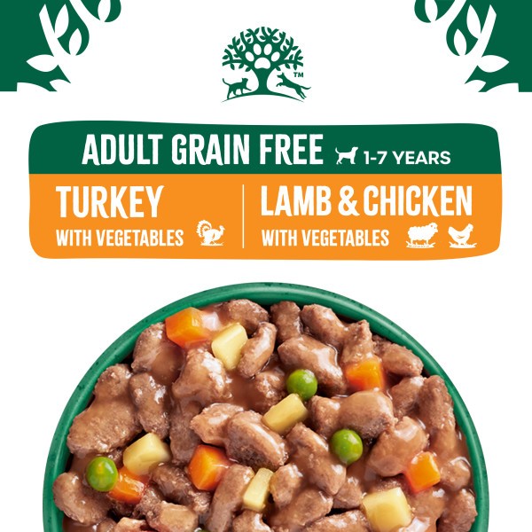 James Wellbeloved GF Adult Turkey & Lamb in Gravy Pouch 48 x 90g