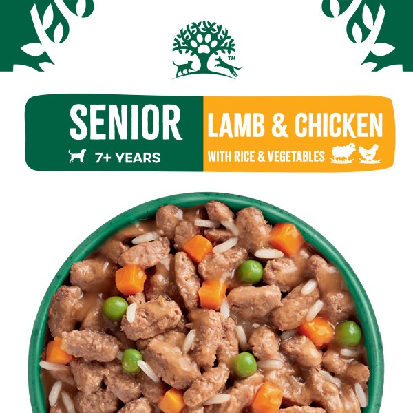 James Wellbeloved Senior Lamb & Chicken in Gravy Pouch 12 x 90g