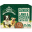 James Wellbeloved Senior Lamb & Chicken in Gravy Pouch 12 x 90g