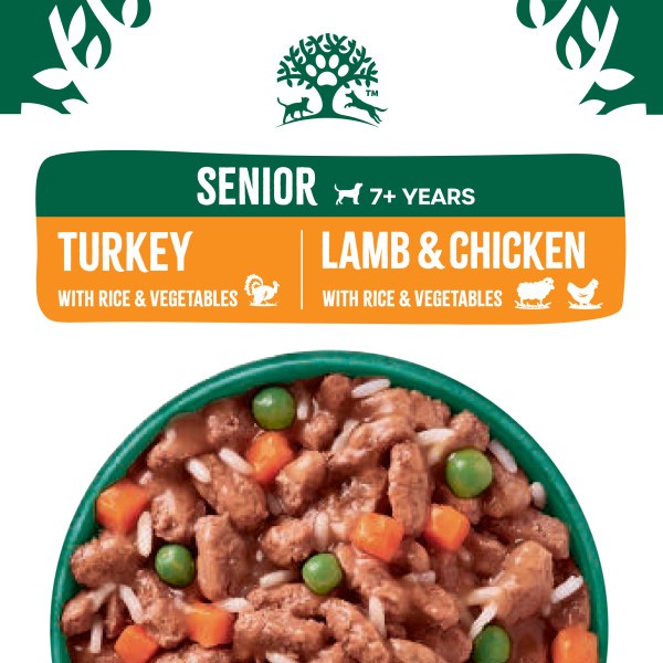 James Wellbeloved Senior Turkey, Lamb & Chicken in Gravy Pouch 48 x 90g