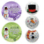 Sportspet Tough Bounce Recycled Snowman Stack 3pk