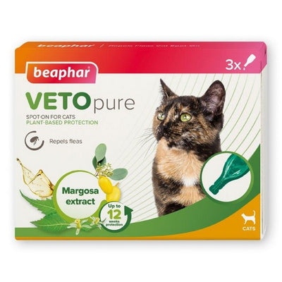 Beaphar VETOpure Cat Spot On 3 Pipette