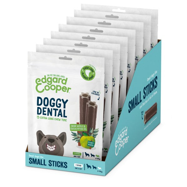 Edgard & Cooper Dog Adult Dental Sticks Apple & Eucalyptus Small