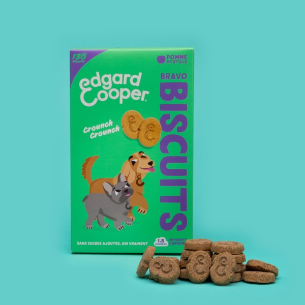 Edgard & Cooper Dog Adult Biscuits Apple 400g