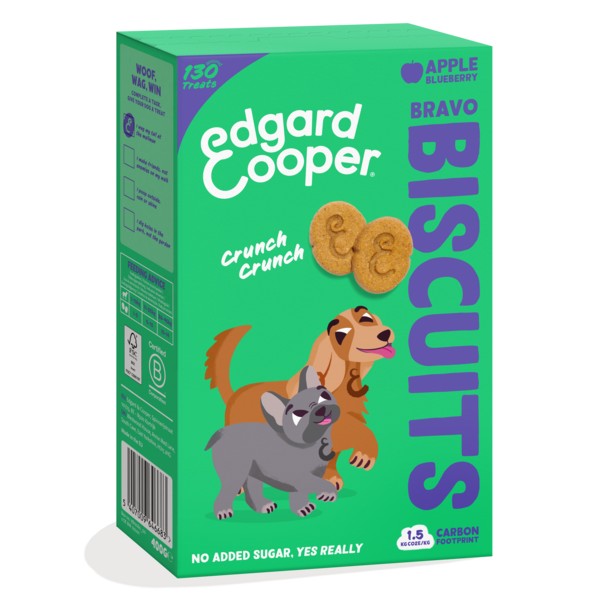 Edgard & Cooper Dog Adult Biscuits Apple 400g