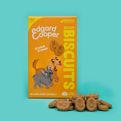 Edgard & Cooper Dog Adult Biscuits Banana 400g