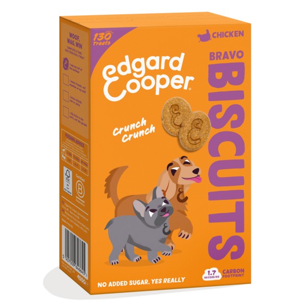 Edgard & Cooper Dog Adult Biscuits Chicken 400g