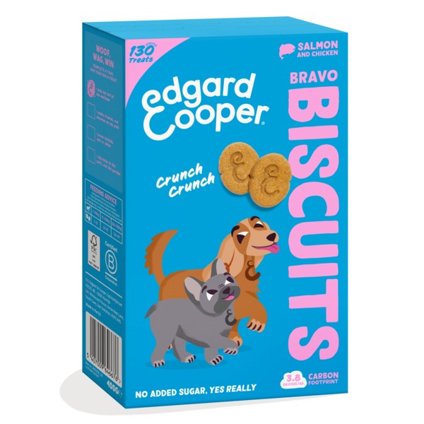 Edgard & Cooper Dog Adult Biscuits Salmon 400g