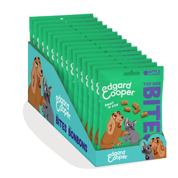 Edgard & Cooper Dog Adult Bites Apple Small 50g