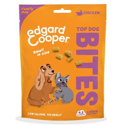 Edgard & Cooper Dog Adult Bites Chicken Small Family Pack 120g