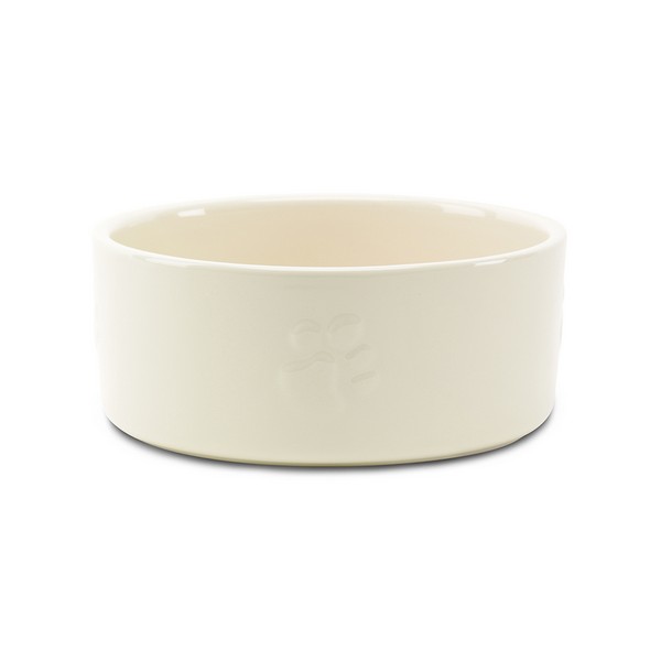 Scruffs Icon Food Bowl 25cm Cream