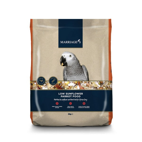 Marriages Low Sunflower Parrot Food