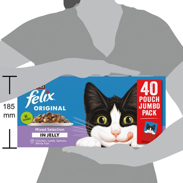 Felix Original Mixed Selection in Jelly Wet Cat Food