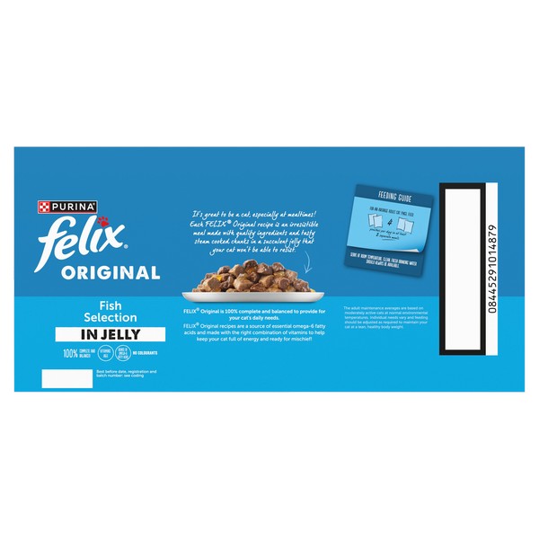 Felix Original Fish Selection in Jelly Wet Cat Food 40x85g