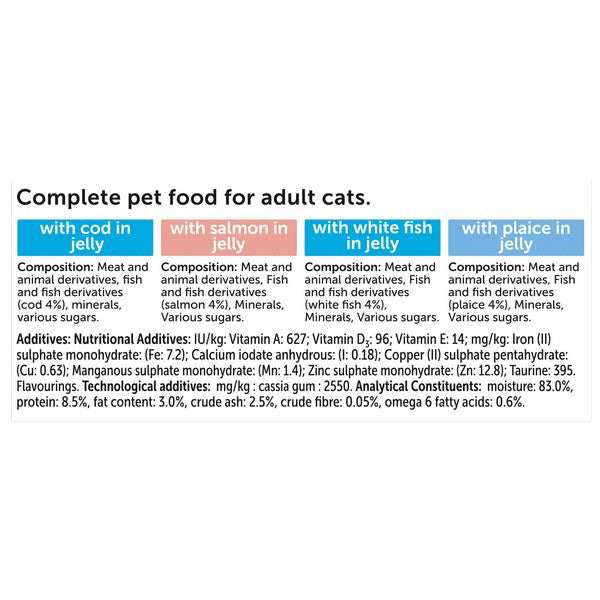 Felix Original Fish Selection in Jelly Wet Cat Food 40x85g