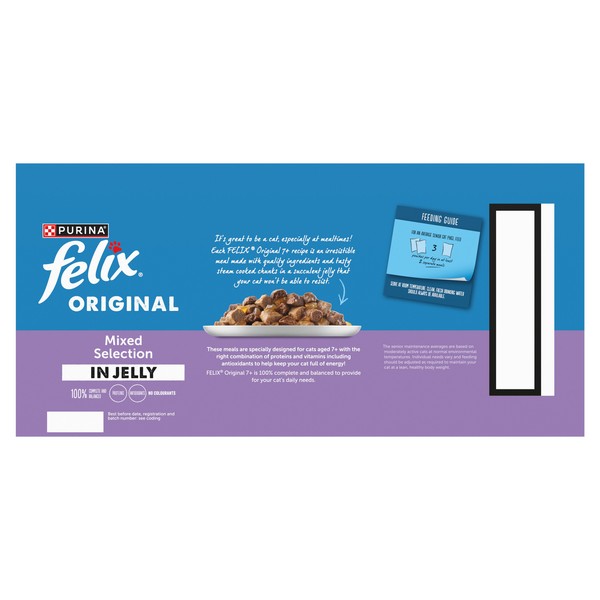 Felix Original Senior 7+ Mixed Selection in Jelly Wet Cat Food