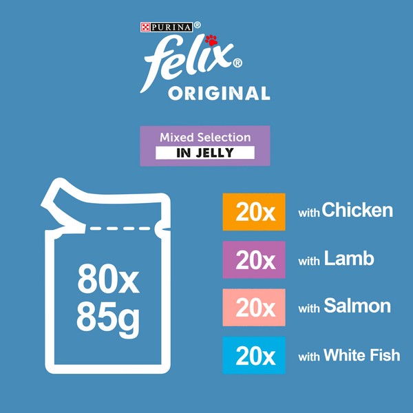 Felix Original Mixed Selection in Jelly Wet Cat Food