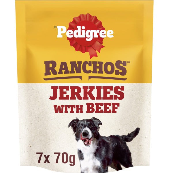 Pedigree Ranchos Jerkies with Beef 70g