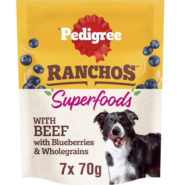 Pedigree Ranchos Superfoods with Beef 70g