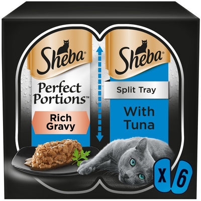 Sheba Perfect Portions with Tuna Chunks in Gravy 3x(2x37.5g)