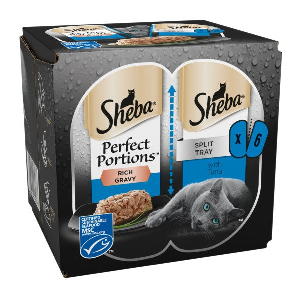 Sheba Perfect Portions with Tuna Chunks in Gravy 3x(2x37.5g)