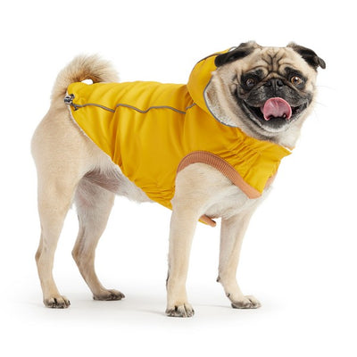 GF Pet Elasto-Fit Insulated Raincoat Yellow Small