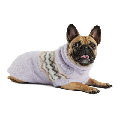 GF Pet Fuzzy Sweater Lavender Small