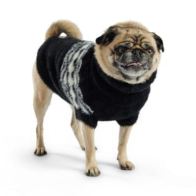 GF Pet Fuzzy Sweater Black XS