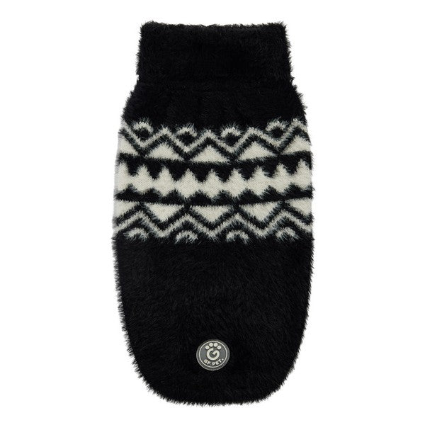 GF Pet Fuzzy Sweater Black Small