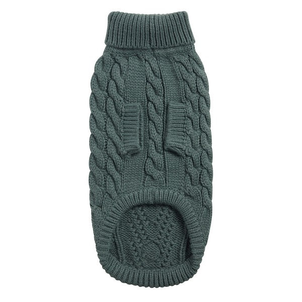 GF Pet Chalet Sweater Sage XS