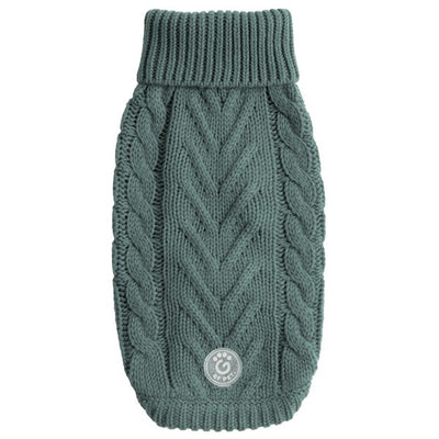 GF Pet Chalet Sweater Sage Medium