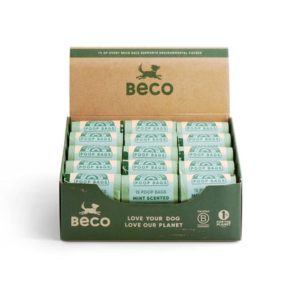 Beco Bags Scented 30 x Single Rolls Loose Countertop Display Unit