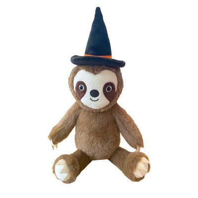 Happy Pet Halloween Witchy Sloth Dog Toy